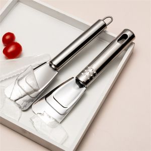 Freezer Scraper Ice Scraper for Freezer Steel Shovel Heavy Duty Kitchen Scraper Stubborn Dirt Spatula for Range Hood Grease Grime Cooking Utensils
