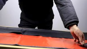 PVC Strap Apron 110x80CM Soft Leather Waterproof Oil Resistant Adult Aquatic Work Wear