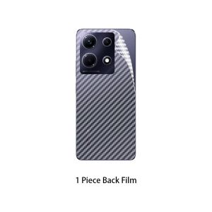 3D Back Carbon Fiber Phone Screen Back Film for Infinix Note 30 Pro VIP Note30 30Pro 30VIP Note30Pro 5G 4G 2023 Translucent Anti-Scratch Protective Sticker Carbon Fiber Film