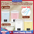 Mafababe 5 in 1 Sterilizer for Baby Feeding Bottle with Dryer Portable Bottle Sterilizer for Baby Heater Sterilizer Automatic Temperature Steamer Sterilizer. 