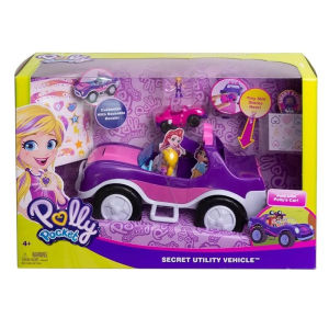 Polly Pocket Adventure Secret Utility Vehicle Car  Dolls Accessories Luxury Wagon Set Girls Play House Toys Birthday GiftsEIRU-2IJ