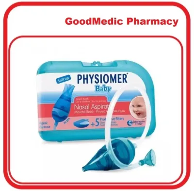 Physiomer Baby Nasal Aspirator + 5 Protective filters - Relieve Baby Stuffy Nose