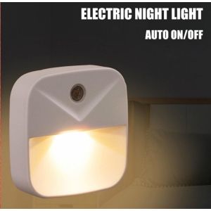 Mini LED Auto ON/OFF Night Light Smart Sensor Wall Lamp
