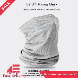 [COD] Ice Silk Sweat Collar Sunblock Neck Mask Breathable Quick Drying Washable Outdoor Sports Mask For Cycling And Hiking