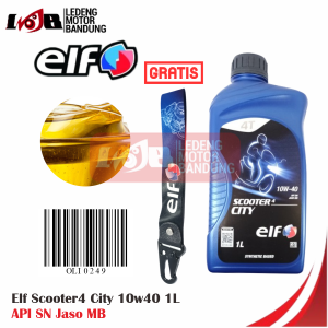 ELF Scooter 4 City 10W40 Oli Semi Synthetic Motor Matic Universal 1Liter