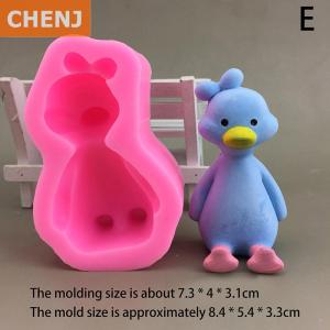 [COD] CHENJ KITCHEN 3D Cute Cartoon Duck Silicone Mold DIY Scented Candle Plaster Soap Resin Mould Handmade Baking Chocolate Cake Mold