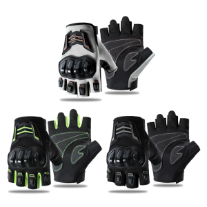 Breathable Motorcycle Gloves With Finger Flexibility Light weight Shockproofed Bike Gloves for Gym Training and Outdoor