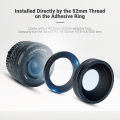 PROfezzion 18mm Wide Angle Lens for Sony ZV-1 ZV1 ZV-E10 ZV-1F A6000 A6400 RX100 VII VI V Canon G7X II III,10X HD Macro 2-in-1 Additional Lens for Canon Camera, with Thread & Adhesive Adapter Ring. 