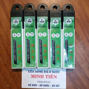 Dao rọc giấy lớn lưỡi 18mm Hộp 10 cái lưỡi dao rọc giấy lớn 18mm thép đen SK5 dày 0.7mm thương hiệu TOLGA.