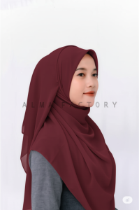Pashmina shawl hijab malaysia 3in1 Ceruty Babydoll