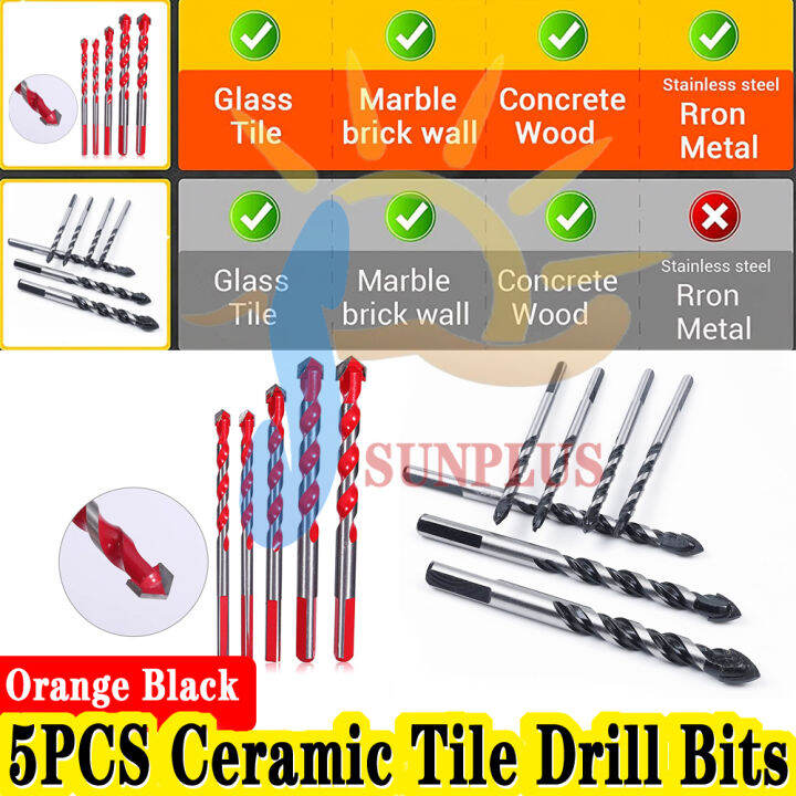 5PCS Ceramic Tile Drill Bits Masonry Drill Bits Set For Glass Brick   B0f5545d2d4debed38e943bcab96a248  720x720q80 