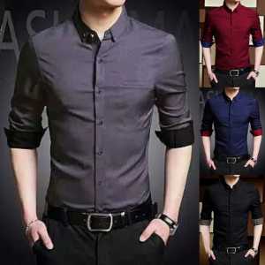 jktcollection kemeja formal 3 UKURAN SLIM FIT 4 warna/kemeja PRIA/kemeja kantor/atasan pria/HEM kemeja kerja/MARKURIUS 01