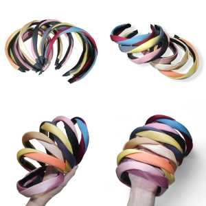 STIPPPA Bando Motif Tali Lebar Pilin Braid Head Band Piece Hair Accessories Bandana Warna Wanita Anak LZ