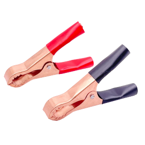 Sepasang Jepit Aki Capit Aki Capit Buaya Capit Buaya 7cm 50A Tembaga Klip Aki Jepitan Accu