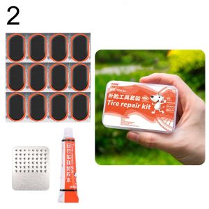 VULNER 1Set Tool Set Bike Bicycle Kit Tyre Patch Adhesive Free Tyre Filler Glue Inner Tube Patching Cycling Tire Repair Cold Patch