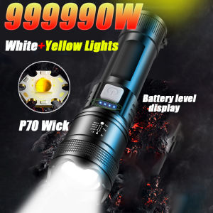 Super Bright Zoom LED Flashlight Rechargeabl Waterproof Outdoor Flashilght Heavy Duty Rechargeable Flashlight
