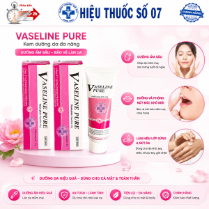 Tuýp dưỡng ẩm Vaseline Pure – OPC (10g) (không mùi)