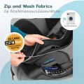 Chicco Nextfit Max Zip Air Car Seat คาร์ซีท เด็กทารก แรกเกิด รับน้ำหนัก 29กก. 3Dระบายอากาศ ที่นั้งกว้าง Isofix มีซิป. 