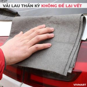 Vải Lau Đa Năng Set 5 Cái | Hỗ Trợ Lau Sạch Hạn Chế Để Lại Vết Trên Kính Xe Và Thiết Bị Gia Dụng