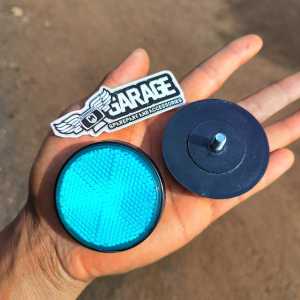 Mata Kucing dudukan plat nomer belakang HIJAU mata kucing braket plat no variasi universal semua motor plat kualitas bagus