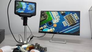 GREATLH Andonstar AD407 Pro 7 inch 270X HDMI Digital MicroscopeUpgraded 12.5 inch Metal Stand for Professional PCB/SMD Soldering Tools