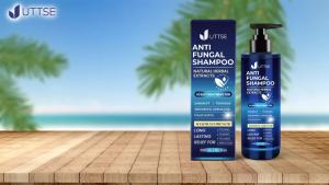 Uttse Anti-Fungal Shampoo for Scalp Psoriasis: Dandruff Shampoo for Folliculitis and Seborrheic Dermatitis - Relieves Itchy & Dry Scalp - 300 mL / 10.1 fl.oz