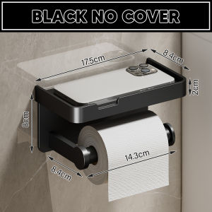 [2 in 1] Encora Toilet Roll Holder Tissue Paper Roll Rack Rak Pemegang Tisu Tandas Bathroom Organizer Storage Rack 厕所纸架
