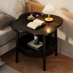 โต๊ะข้างโซฟา2ชั้น โต๊ะข้างเตียงมินิมอล ชั้นวางของข้างโซฟา