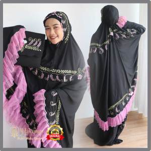 Mukena Dewasa Mukena Travel Mukena Katun Rayon Bordir Timbul Terbaru Mukenah Traveling Putri Malu Cantik