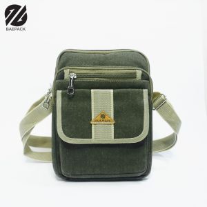 Baepack Tas Selempang Cowok Alfie Dark Brown / Tas Bahu Pria Wanita / Tas Selempang Produsen Bandung / COD