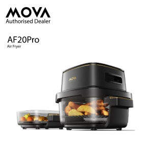Mova AF20Pro Aeroglass Air Fryer | Faster Crisping & Juicier Results | 8 Smart Cooking Presets