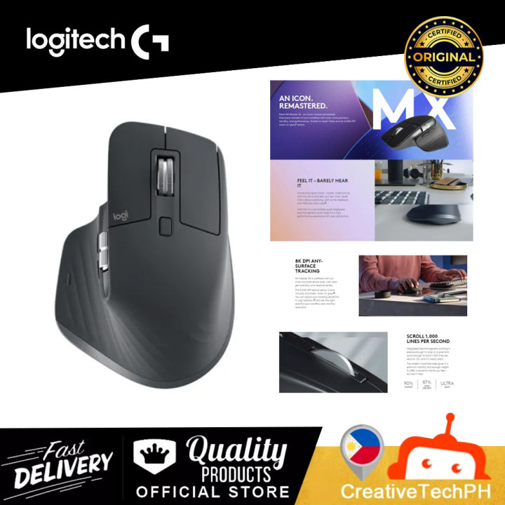 Buy Logitech MX Master 3S - Wireless Performance Mouse With Ultra-Fast