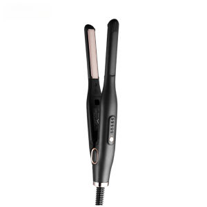 2 in 1 13mm Mini Hair Straightener Man Hair Curler Men Iron Hair Cueler Device Hair Styler At Home or Barber