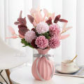 (15 FLOWERS) SNOWFLAKE LILAC Artificial Fake Flower Bouquet Living Room Home Decor Decoration Bunga Hiasan Rumah Meja. 