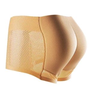FINETOO Men Boxer Underwear Pad Padded Boxer Shorts Butt Lifter Padding Boxers Man Butt Enhancer With Padding Foam Male