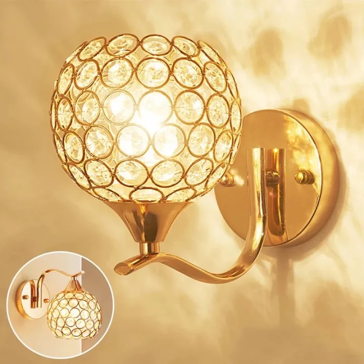Cystal Wall Light Raya Luxury Home Wall light Wall Lamp E27 Bulb Modern ...