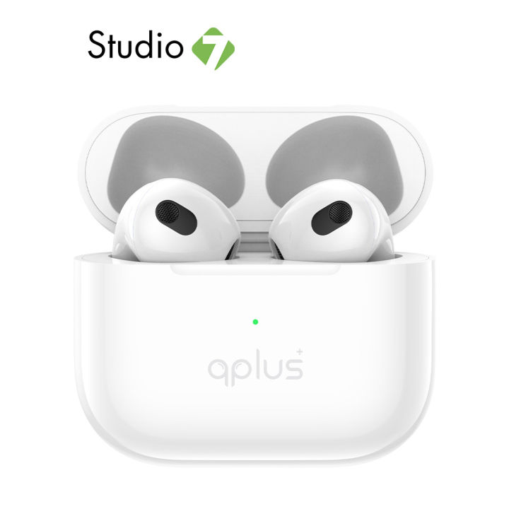 หูฟังไร้สาย QPLUS True Wireless Stereo รุ่น BT24 White (Type-C) by Studio7