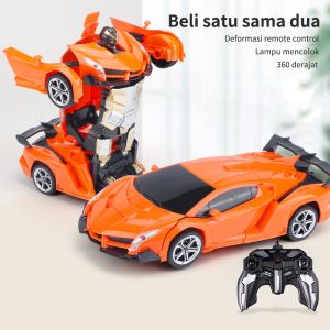 JoyToy 1:18 Rc Mobil Remote Control Mobil Sport Car Robot Transform/Mobil Remote Control Mainan