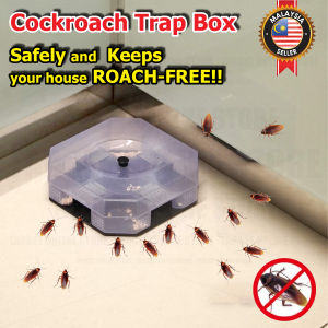 Cockroach Trap Box Roach Reusable Catcher Killer Trap Pest Control Bait / Perangkap Lipas