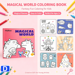 Kids Coloring Picture Book Kindergarten Doodle Tracing Drawing Book Children Fill‑in‑color Activity Sketchbook