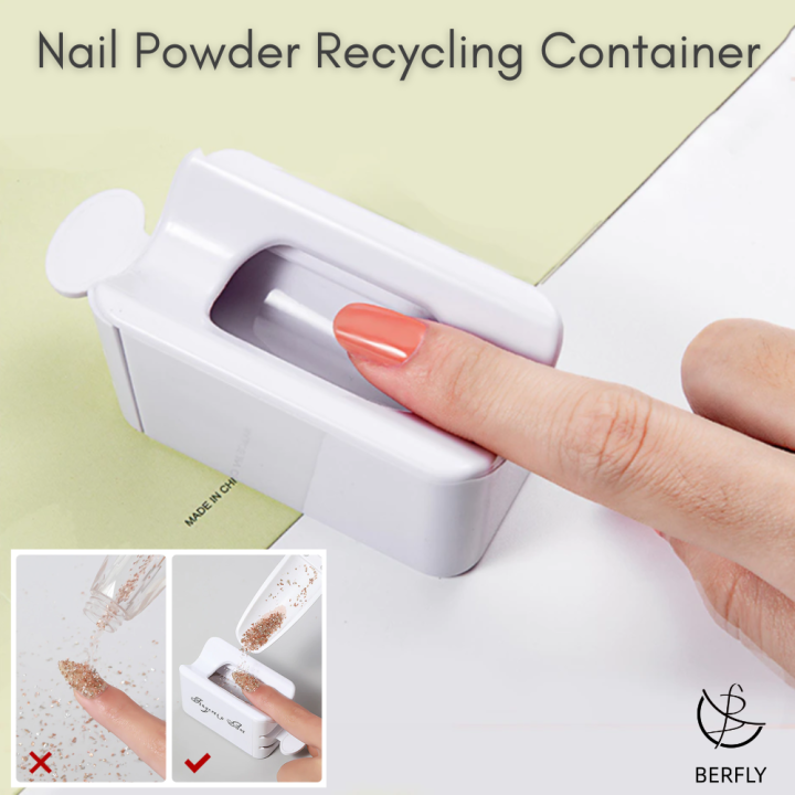 Vriusi Nail Dip Tray – Doppelschicht-Pulverbehälter Für Nageldesign, Maniküre-Zubehör