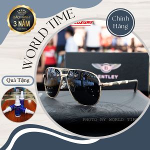 Kính mát nam cao cấp Bentley tròng Polazied chống lóaFull box thời trang cao cấp bảo hành 12 tháng tặng kèm khăn lau kính + chai nước lau kính