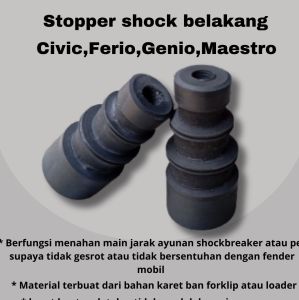 Karet Stopper Shock Depan Belakang Honda Civic/Ferio/Genio/Maestro 1Set 2pcs