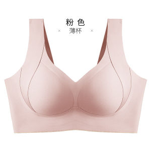Womens underwear with large breasts showing small size wide shoulder straps pressure-reducing womens underwear seamless large size womens underwear large breasts no rims comfortable bra