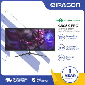 IPASON | Titan Army C30SK PRO 29.5“ QHD 2560*1080 200Hz VA 1800R Gaming Monitor
