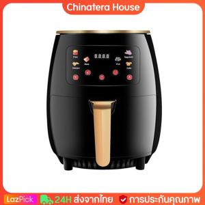 หม้อหุงไฟฟ้าขนาด 6L Oilless Oildunctional Oil Free Air Fryer เครื่องหม้อทอดอากาศดิจิตอลสำหรับครัวเรือน
