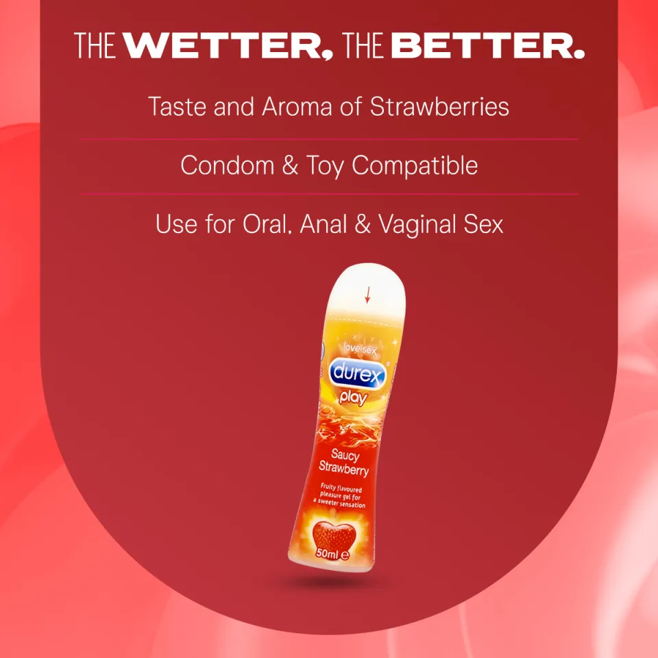 Durex Play Strawberry Lube 50 mL Flavored Lubricant Strawberry Discreet  Shipping Sexual Lubricant Local Supplier Warranty 1 Month All Gender 18+  Liquid Drops - Lazada | Lazada PH