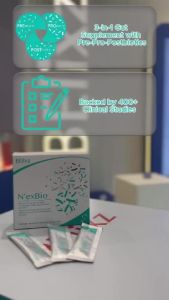BElixz NexBio Probiotic Prebiotic Postbiotic 30s [8 Billion CFU] Gold Kiwi Peach Gut Care Sembelit Kembung Perut 益生菌