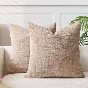 Bamboo Textured Solid Color Cushion Cover Chenille Coarse Yarn Throw Pillow Case For Bedroom Sofa Home Decorative2026