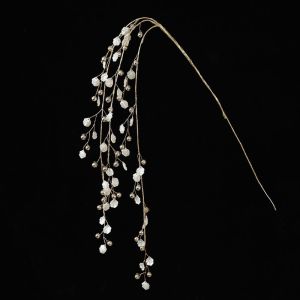 GAOSU 35-40cm Dây Pha Lê Giáng Sinh Lấp lánh Thực tế Cành Giáng sinh nhân tạo Đa năng Dây hạt chuỗi Đồ trang trí cây Giáng sinh Trang trí cây thông Noel